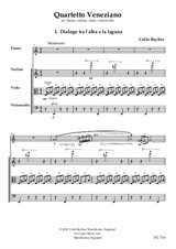 Quartetto Veneziano for flute, violin, viola and violoncello