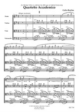 Quartetto Accademico for flute, violin, viola and violoncello