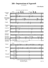 26B - Impression of Agecroft - for orchestra (score only)