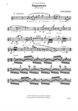 Sequences for violin solo