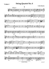 String Quartet No.0 - Parts
