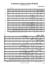 Costumes - Dances from Poland - Score only