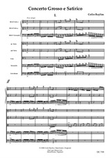 Concerto Grosso e Satirico for string orchestra