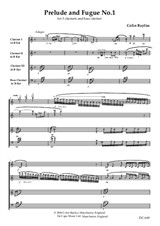 Prelude and Fugue No.1 for clarinet quartet