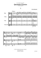 Quartetto Classico for flute, violin, viola and violoncello