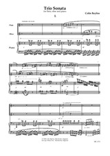 Trio Sonata for flute, oboe and piano