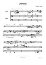 Sonatina for viola and piano